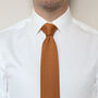 Men's Knitted Bow Tie In Caramel Brown | Perfect Wedding Neck Tie For Groomsmen | Gents Woven Tie, thumbnail 5 of 12