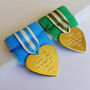 Heart Of Gold Personalised Medal, thumbnail 5 of 7