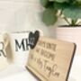 Personalised Wedding Countdown Plaque, thumbnail 6 of 6