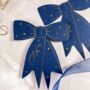 Navy And Gold Bow Shaped Place Names, thumbnail 7 of 7