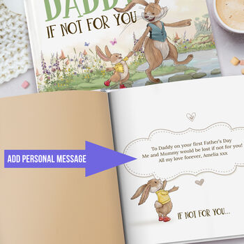 Personalised Father's Day Book, 'Daddy, If Not For You', 2 of 12