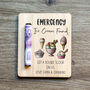 Personalised Emergency Ice Cream Money Holder Magnet, thumbnail 2 of 5