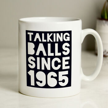 Personalised Talking Balls Since Mug, 2 of 3