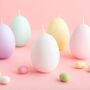 Pastel Egg Candles In An Egg Box, thumbnail 11 of 12