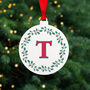 Personalised Initial Christmas Tree Decoration, thumbnail 9 of 10