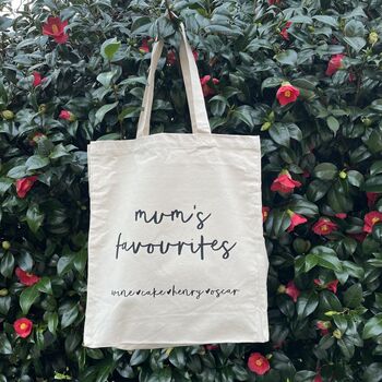 Favourite Things Cotton Tote Bag, 4 of 7