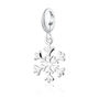 Sterling Silver Snowflake Charm Necklace, thumbnail 7 of 10