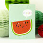 Mini Watermelon Greetings Card, thumbnail 3 of 4