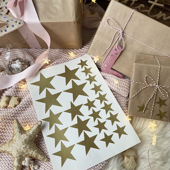 Star Christmas Gift Stickers, 5 of 6