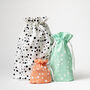 Set Of Three Reusable Luxury Fabric Gift Bags, thumbnail 1 of 10
