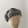 Grey Marl Beret With Optional Veil And Accessories, thumbnail 2 of 9