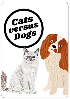 Cats Versus Dogs Card Game For Animal Lovers, 10 of 10