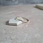 Hammered Super Thin 9ct Gold Ring, thumbnail 1 of 5