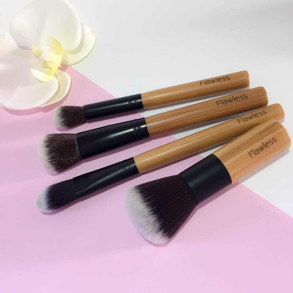 flawless essentials makeup brush set by flawless  notonthehighstreet.com