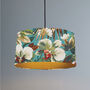 Moorea Lampshade In Pacific Blue, thumbnail 1 of 3