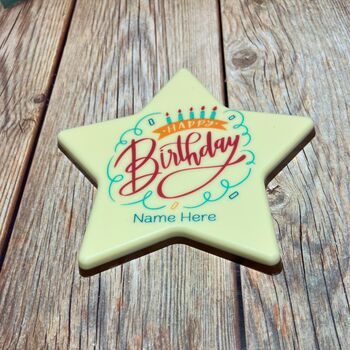 100g Personalised Printed Chocolate Star, 2 of 11