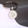 1936 90th Birthday Silver Threepence Coin Keyring Gift, thumbnail 1 of 5