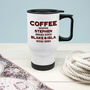 Personalised Sleepless Parents Travel Mug, thumbnail 6 of 6