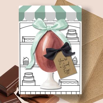 You're A Good Egg Scented Chocolate Easter Card, 9 of 11
