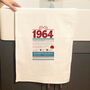 Personalised 60th Birthday Gift Microfibre Tea Towel, thumbnail 4 of 9