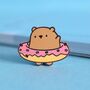 Donut Bear Enamel Pin | Cute Pin Badges, thumbnail 1 of 5