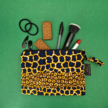 Small African Print Zip Pouch | Rere Print, 3 of 3