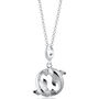 Sterling Silver Koi Fish Charm Necklace, thumbnail 2 of 7