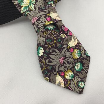 Handcrafted Pet Collar Neck Tie In Liberty Print, 6 of 8