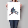 Set Of Three Goalkeeper Wall Art Prints, thumbnail 2 of 5