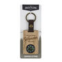 Great Plains 'Not All Who Wander…' Oak Compass Keyring, thumbnail 2 of 2