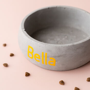 Concrete Personalised Pet Bowl, 8 of 8