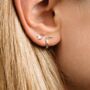 Sterling Silver Star Stud For Helix Or Tragus, thumbnail 4 of 10