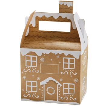 Customisable Gingerbread House Christmas Gift Boxes, 2 of 2