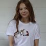 Embroidered Woodland Animals T Shirt, thumbnail 3 of 5