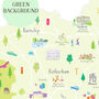 Map Of South Yorkshire Art Print, thumbnail 4 of 8