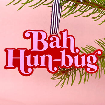 Bah Hun Bug Christmas Tree Decoration, 3 of 3