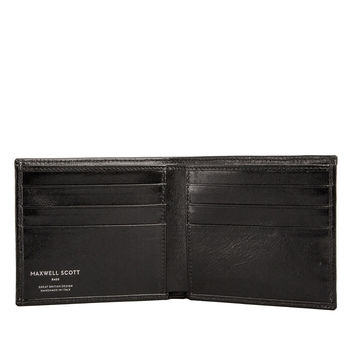 Classic Men's Leather Billfold Wallet. 'The Vittore', 4 of 12