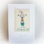 Personalised New Baby Card, Embroidered, thumbnail 3 of 6