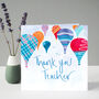 Thank You Teacher Balloons Card, thumbnail 1 of 7