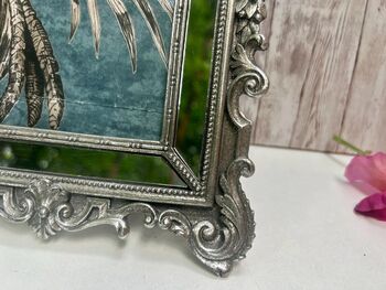 Silver Crown Photo Frame 4x6 Inch Elegant Silver Frame Gift, 6 of 8