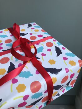 Flower Blob Wrapping Paper, 5 of 9