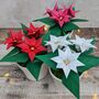 Origami Paper Flower Plant, Christmas Gift, thumbnail 1 of 7