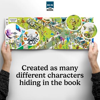 Personalised Daddy Gift Book 'Can You Find Dad And Three Children', 7 of 11