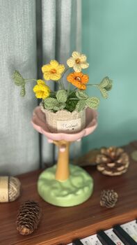 Crochet Pot Flowers Best Gift For Every Occasions, 9 of 12