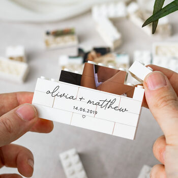 Personalised Couple Memory Block With Photo, 10 of 10