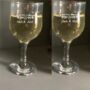 Pair Of Anniversary Wine Glasses, thumbnail 4 of 6