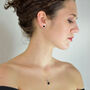 Round Black Onyx Jewellery Set, thumbnail 2 of 4