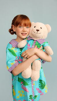 Felicia Pyjama Set With Matching Teddy Bear, 3 of 6