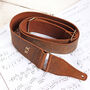 Personalised Leather Guitar Strap, thumbnail 4 of 12