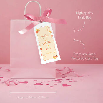 Hen Party Bags Last Spritz As A Miss Personalised Gift Party Bag Filler, 4 of 12